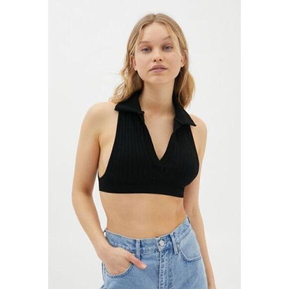 Urban Outfitters Tops - New Urban Outfitters Out From Under Break Point Collared Bra Top Size XL
